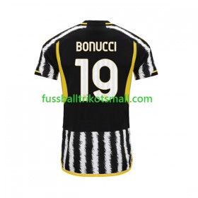 Fußballtrikots Juventus Leonardo Bonucci 19 2023-2024 Kurzarm Heimtrikotsatz kaufen